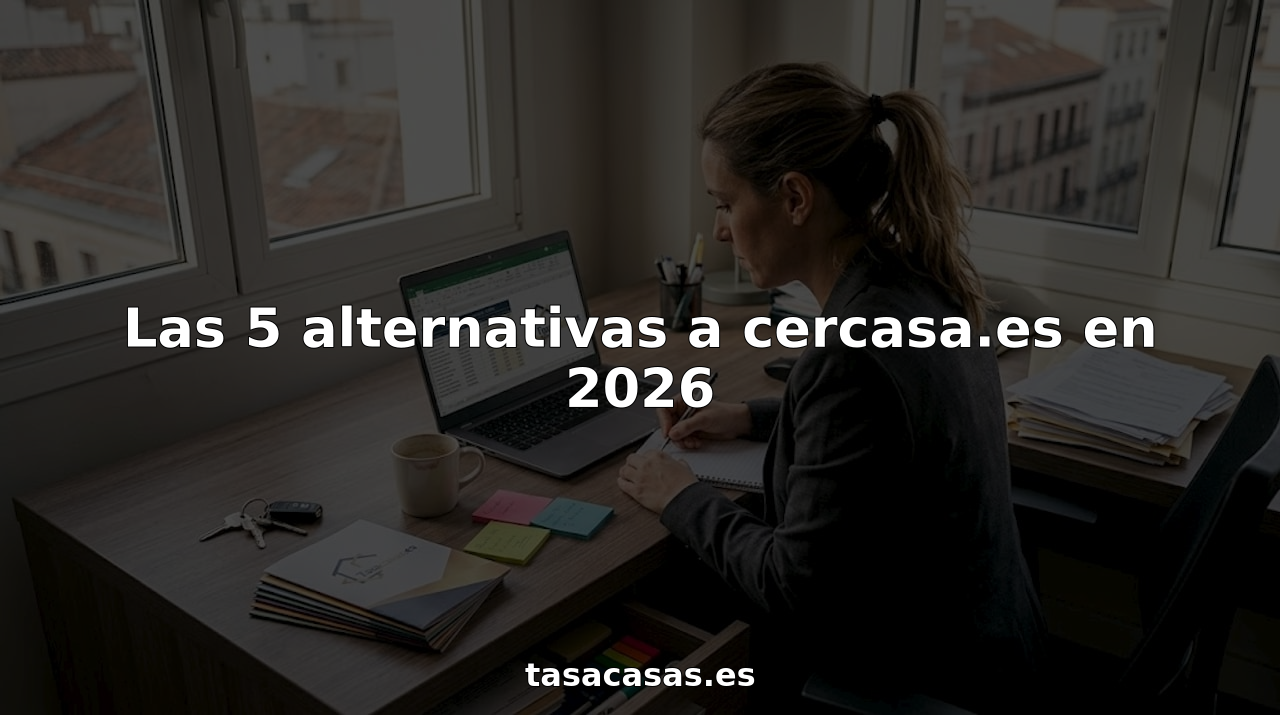 El agente analiza diferentes opciones de propiedades desde su portátil.