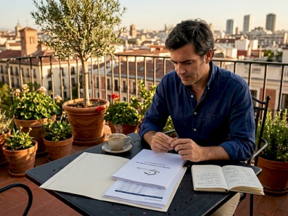 Propietario analizando la documentación para alquilar su vivienda como alojamiento turístico